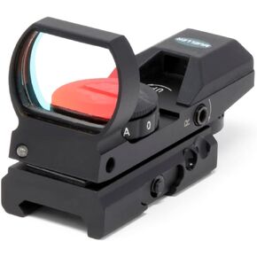 Mueller Optics | 1x22x33 Quick Shot Tactical Red Dot Scope | Reflex Sight, Adjustable Reticle, Automatic Brightness Control, Water-Proof and Shock-Proof