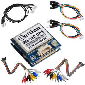 BN-880 GPS Module with Cables + 1 Set Alligator Clip Wire