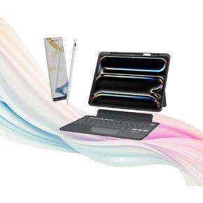 EIP Basic Bundle for iPad Pro 11 inch M4 (2024): Keyboard Case & Pencil 2