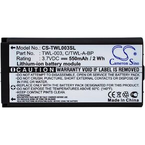 بطارية بديلة لـ DSI ، NDSI ، NDSIL C/TWL-A-BP ، TWL-003 550MAH LI-POLYMER