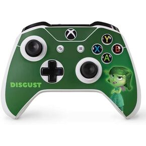 Skinit Decal Gaming Skin Compatible with Xbox One S Controller - Officially Licensed Disney Inside Out Disgust Portrait Design