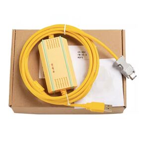 USB-ASD-CNUS0A08+ for ASDA-B2/AB Servo Drive USB Cable Programming Data Download Cable Electromagnetically Isolated Yellow FT232RL chip 3 Meters