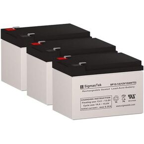 Razor MX650 Dirt Rocket 12 Volt 12 AmpH Replacement Scooter Batteries - Set of 3