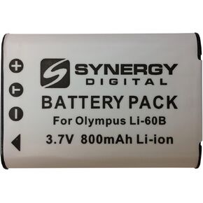LI-60B Lithium-Ion Rechargeable Battery (3.7v, 680mAh) - Replacement for Olympus LI-60B Battery