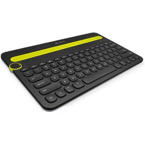 Logitech K480 Keyboard, German Wireless, White, 2229440 (Wireless, White)