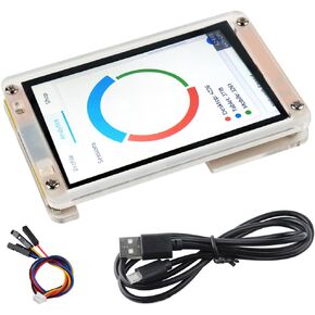 3.5" ESP32 Display ESP32-3248S035C Capacitive Touchscreen 480x320 TFT LCD Module ST7796 ESP 32 Development Board + Acrylic Case for Arduino IDE