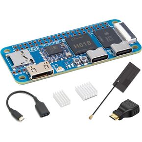 WayPonDEV Banana Pi BPI M4 Zero Allwinner H618 Linux Single Board Computer, Wireless Dual-Band Development Board, LPDDR4 4GB RAM, 32GB eMMC, ARM Mali G31 GPU for IoT Programming, Support Debian Ubuntu