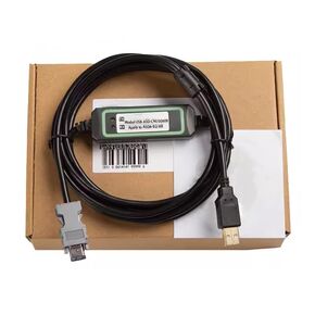 USB-ASD-CNUS0A08 for ASDA-B2/AB Servo Drive USB Connection Cable Programming Data Download Cable Stable Black FT232RL Chip 3 Meter