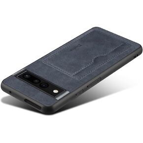 HXY for Google Pixel 7 Pro 2022 Case ، Slim Pu Leather Wallet Wallet Case Slot Slot Slote Lightweight Protection مع Kickstand for Google Pixel 7 Pro 2022 (Gray)