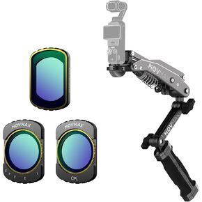 Blade Arm Handhold Kit Compatible with DJI osmo Pocket 3, Effect Magnetic Filters 3 Pack Variable ND2-32 & CPL,Black Diffusion 1/4 for DJI Osmo Pocket 3,Creator Combo Accessories