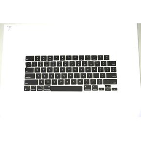 New Keyboard Keycaps Keys for MacBook Air M2 M3 Retina 13.6/15.3 inch A2681 A2941 A3113 A3114 for MacBook Pro 14/16 inch M2 M3 A2779 A2780 A2918 A2992 A2991 2022-2024 Year Black