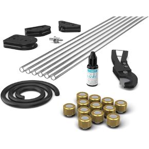 PrimoChill Complete PETG/RMSX 14mm Combo Pack - TX Matte Black