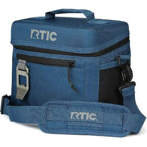 RTIC 8 Can Everyday Cooler, Soft Sided Portable Insulated Cooling for Lunch, Beach, Drink, Beverage, Travel, Camping, Picnic, for Men and Women