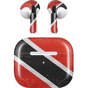 Skinit Decal Audio Skin Compatible with Apple AirPods (3rd Gen, 2021) - Skinit Originally Designed Trinidad and Tobagao Flag Distressed Design