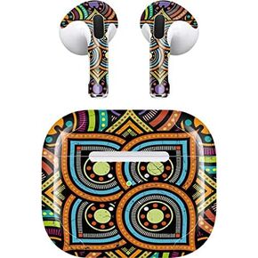 Skinit Skinit Audio Audio Skin متوافق مع Apple Airpods (الجنرال الثالث ، 2021) - Skinit في الأصل تصميم ملون ظهور مصمم في الأصل