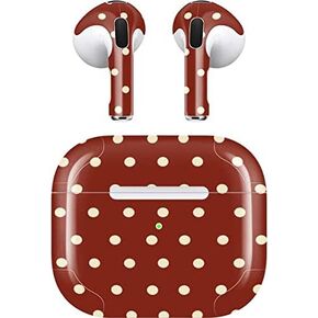 Skinit Decal Audio Skin Compatible with Apple AirPods (3rd Gen, 2021) - Skinit Originally Designed Neutral Polka Dots Design