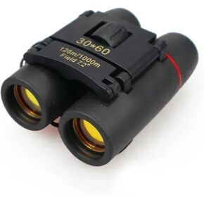 1000m 30x60 Compact Zoom Binoculars Long Range Folding HD Powerful Mini Telescope Optics Hunting Sports Camping Tourism Outdoor