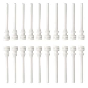 20pcs مروحة التبريد صدمة امتصاص مسامير المطاط 45 * 7.5mm مضادة للضوضاء التثبيت المتوافقة مع مروحة الطاقة من المعجبين بالهيكل مع فتحة 2.5 سم (أبيض)