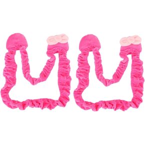 Angoily 2pcs Cute Cat Ear Monitor Cover Computer Screen Fits Displays Stylish Design for Use Prevents Dust and Dirt