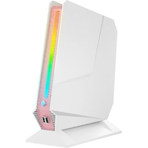 Mini Gaming PC, Intel Core i9-9980HK(8C/16T up to 4.8GHz), GTX 1650 4G Graphics Mini Desktop Computer with RGB Lights, 32GB RAM 1TB NVMe SSD, Triple Displays/WiFi 6E/BT 5.2/1G LAN, Win 11 Pro, Black