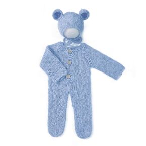 Newborn Boys Girls Baby Photo Props Outfits Crochet Clothes Mohair Hat Pants Photography Props Costume Set