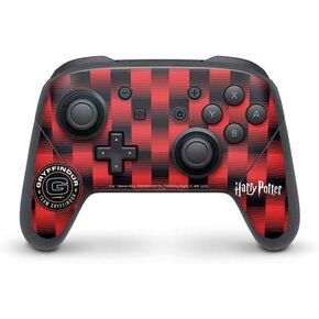Skinit Decal Gaming Skin Compatible with Nintendo Switch Pro Controller - Officially Licensed Warner Bros Team Gryffindor Design