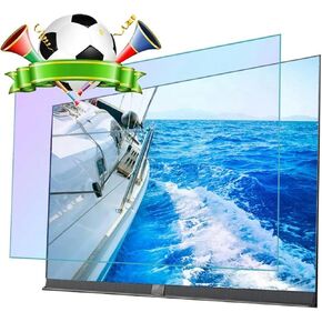 Wzglod 75-85 inch TV Screen Protectors Matte Anti Glare/Anti Blue Light/Anti Scratch Film Filter, Eye Protection Relieve Eye Fatigue Dustproof Filter Film