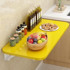 Wall Mounted Drop Leaf Laptop Desk for Home Office and Dining
