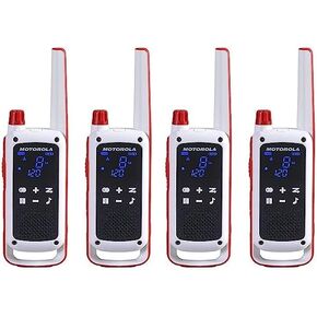 Motorola Solutions Red Cross T478 Talkabout White Rechargeable Emergency preparedness 35-Mile 2-Way Radio (Pack of 2)
