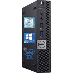 Dell OptiPlex 3040 Micro Desktop Computer, Intel Core i5-6500 Upto 3.2GHz 8GB RAM, 256GB SSD, AC Wi-Fi, Bluetooth, DisplayPort, HDMI - Windows 10 Pro (Renewed)