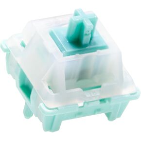 KPREPUBLIC Zuoce Turquoise Switch Linear RGB SMD 5pin 28g 30g for Mechanical Keyboard PA UPE HiFi Factory Pre Lubed (Zuoce Turquoise Switch x90)