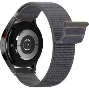 Nylon Sport Band Compatible with Samsung Galaxy Watch 7 6 5 4 40mm 44mm/Watch 6 4 Classic 42mm 46mm 43mm 47mm/Watch 5 Pro/Active 2, 20mm Adjustable Breathable Quick Release Watch Band Men Women