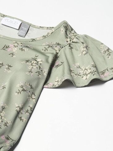 The Children's Place Girls' Short Sleeve Dressy Special Occasion Dresses, Whirlwind Blue, X-Large in Kuwait