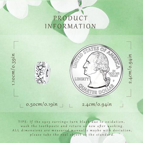 925 Sterling Silver Beads for Bracelets & Necklaces, Green Dragonfly Charms, Circle Shaped Birthday Graduation Jewelry Gifts for Women Men Teens Lover in Kuwait