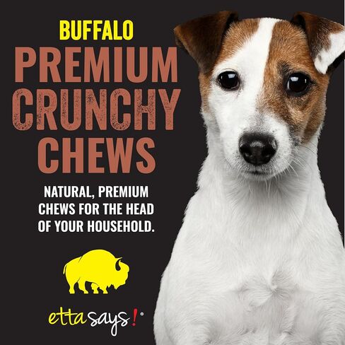 ETTA SAYS! Crunchy Dog Treats Box of 36-4.5" Beef Dog Treats - Made in The USA, Grain-Free Dog Treats, Good for Teeth, Easy to Digest in Kuwait