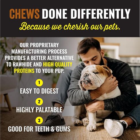 ETTA SAYS! Crunchy Dog Treats Box of 36-4.5" Beef Dog Treats - Made in The USA, Grain-Free Dog Treats, Good for Teeth, Easy to Digest in Kuwait