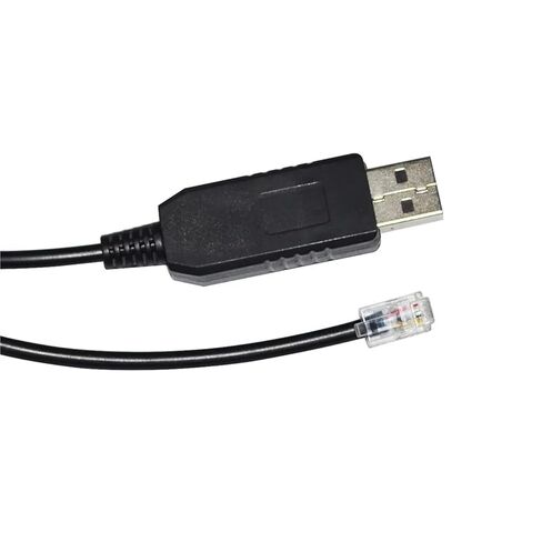 FT232RL USB إلى RJ9 RJ11 4P4C ADAPTER RS232 كابل التسلسلي للمعالج الصوتي والفيديو لتواصل الكمبيوتر (3METRES) in Kuwait