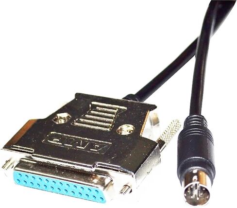 D-SUB 25 PIN DB25 Female to MINI DIN 8PIN Male Adapter PLC Programming FX-20P-CADP Cable for FX0/FX2N/FX1N Series PLC(3metres) in Kuwait