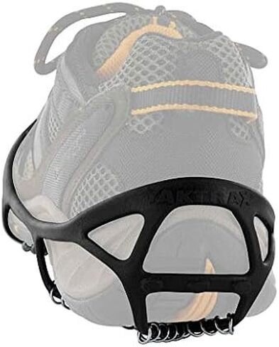 مقابض YakTrax Walk Ice & Snow لأحذية المشي، وحزام مطاطي مرن ولفائف فولاذية 1.2 مم، توفر الثبات في الجليد والثلج in Kuwait
