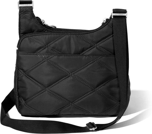 Baggallini Cross Over Crossbody Bag for Women - Lightweight Water-Resistant Travel Bag - Adjustable Strap Extar Pockets in Saudi Arabia