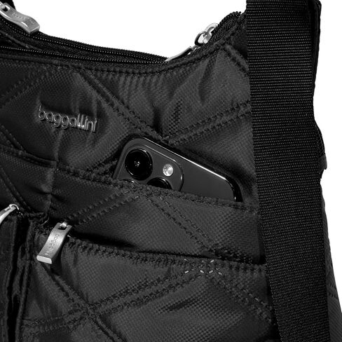 Baggallini Cross Over Crossbody Bag for Women - Lightweight Water-Resistant Travel Bag - Adjustable Strap Extar Pockets in Saudi Arabia