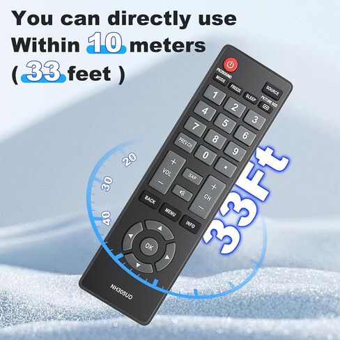 NH305UD for Emerson TV Remote, Universal Remote Control for Emerson TV LCD HDTV Models LF402EM6 LF461EM4 LF501EM4 LF501EM5F LF391EM4 LF320EM4 LF461EM4A LF290EM4 in Saudi Arabia