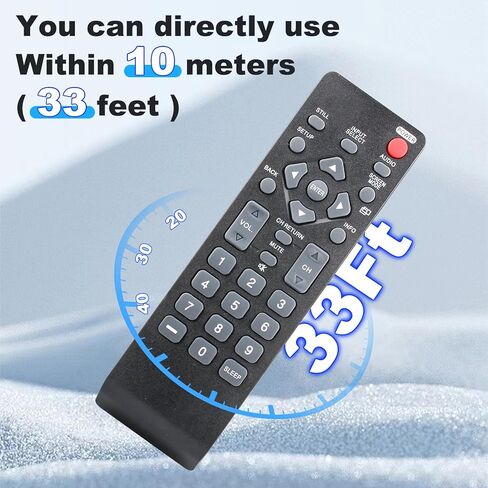 NH305UD for Emerson TV Remote, Universal Remote Control for Emerson TV LCD HDTV Models LF402EM6 LF461EM4 LF501EM4 LF501EM5F LF391EM4 LF320EM4 LF461EM4A LF290EM4 in Kuwait