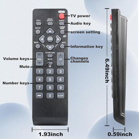 NH305UD for Emerson TV Remote, Universal Remote Control for Emerson TV LCD HDTV Models LF402EM6 LF461EM4 LF501EM4 LF501EM5F LF391EM4 LF320EM4 LF461EM4A LF290EM4 in Kuwait