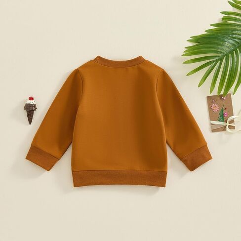 Covvoliy Mommy and Me Letter Print Matching Family Outfits Long Sleeve Crewneck Casual Sweatshirt T-Shirt (Women, Pink, M) in Kuwait