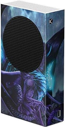 Skinit Decal Gaming Skin Compatible with Xbox Series S Console - Officially Licensed Gothic Moon with Bats and Flowers by Sarah Richter Design in Saudi Arabia