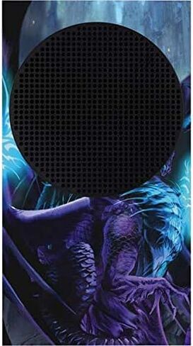 Skinit Decal Gaming Skin Compatible with Xbox Series S Console - Officially Licensed Gothic Moon with Bats and Flowers by Sarah Richter Design in Saudi Arabia