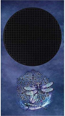 Skinit Decal Gaming Skin Compatible with Xbox Series S Console - Officially Licensed Gothic Moon with Bats and Flowers by Sarah Richter Design in Saudi Arabia
