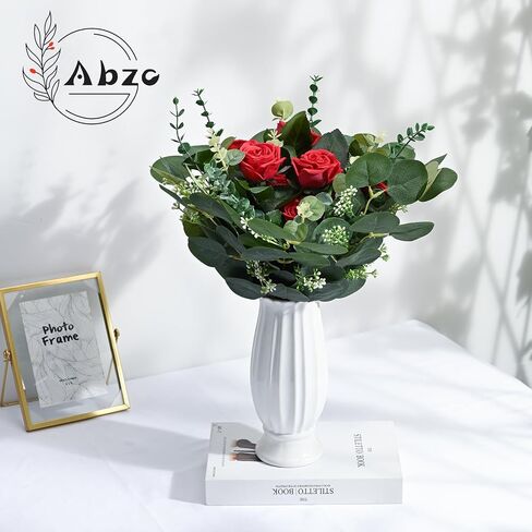 110 Pcs 6 Kinds Mixed Eucalyptus Stems Bulk Artificial Eucalyptus Leaves Eucalyptus Plant Silver Dollar Eucalyptus Greenery Stems for Wedding Vase DIY Bouquets Bouquet Floral Arrangement Home Decor. in Saudi Arabia