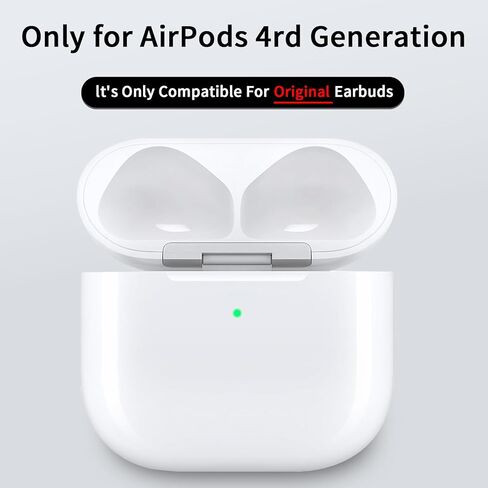استبدال حالة الشحن اللاسلكي متوافق مع الجيل الرابع من AirPods ، لاستبدال علبة الشاحن الرابع من PODS in Kuwait